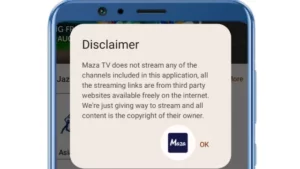 Maza tv App disclmair